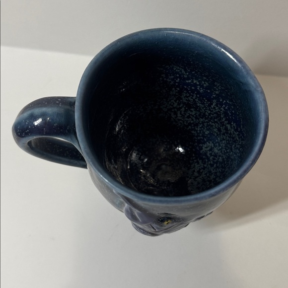 Hand-Thrown Blue Marlin Stoneware Mug – 3D Sculptural Nautical Relief - Picture 3 of 5